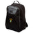 The South Side Irish 50th Anniversary Medium Backpack by EMB Canterbury features gray accents, a zippered front pocket, mesh side pocket, and an embroidered crest—ideal for carrying your athletic gear.