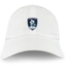 The EMB S&S Activewear Eckerd College Adult Low-Profile Cotton Twill Dad Cap features embroidered Sirens Rugby team branding on the front center panel.
