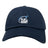 The Play Rugby USA Adult Low-Profile Cotton Twill Dad Cap by EMB S&S Activewear features "Play Rugby USA" embroidered with a swoosh and three stars on the front.