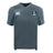 The Eckerd College Vapodri Evader Jersey by EMB Canterbury is gray, features short sleeves, moisture-wicking fabric, the Canterbury logo on the right chest, and an Eckerd College crest on the left chest.