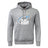 The Play Rugby USA Club Hoodie by WRS Canterbury is a gray hooded sweatshirt with a front pocket and "Play USA Rugby" logo—perfect for fans and players looking for a custom rugby hoodie.