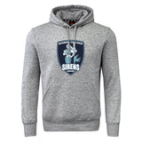 The Eckerd College Club Hoodie by Canterbury features the Sirens Rugby team logo on the front and is crafted from soft fleece for comfort and style. Brand: WRS Canterbury.
