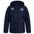 The Play Rugby USA Club Vaposhield Stadium Jacket by EMB Canterbury features the "Play Rugby" logo on the left chest and the Canterbury logo on the right—an ideal rugby stadium jacket.