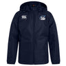The Play Rugby USA Club Vaposhield Stadium Jacket by EMB Canterbury features the "Play Rugby" logo on the left chest and the Canterbury logo on the right—an ideal rugby stadium jacket.
