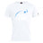The Play Rugby USA Club Plain Tee by WRS Canterbury is a white cotton blend t-shirt with a blue swoosh, three stars, and "PLAY USA RUGBY" text on the front—a standout customizable rugby fan tee.