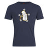 The Five Star Rugby Club Plain Tee by WRS Canterbury is a navy blue cotton blend t-shirt featuring four silver stars, combining comfort with standout style for your everyday look.