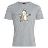 The Five Star Rugby Club Plain Tee by WRS Canterbury features a golf bag and four stars graphic on the chest; made from a comfortable cotton blend, it's ideal for any golf fan.