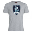 The WRS Canterbury Eckerd College Club Plain Tee by Canterbury is a light gray cotton blend shirt that can be customized—great for rugby fans and players looking to support their team in style.