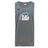 The Play Rugby USA Tempo Vapodri Singlet by WRS Canterbury is a gray sleeveless top with "PLAY RUGBY USA" and blue swoosh on the front, Canterbury logo on the left shoulder, made from recycled polyester with moisture-wicking VapoDri tech.