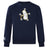 The Five Star Rugby Club Crew Sweatshirt by WRS Canterbury is a navy blue, ultra-soft top with a cartoon golf bag, clubs, and five white stars on the chest, plus a small embroidered CCC logo on the left sleeve.
