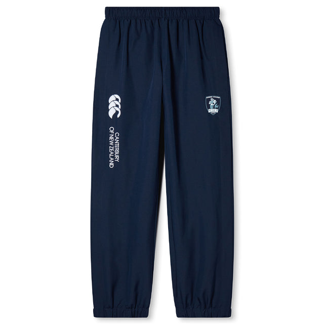 The EMB Canterbury Eckerd College Cuffed Hem Stadium Pant features an elastic waistband and cuffs, plus Canterbury branding—these men's pants are perfect for showing Eckerd College pride.