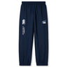 The EMB Canterbury Play Rugby USA Cuffed Hem Stadium Pant features an elastic waistband, cuffed hem, and "Play Rugby" logo on the front left leg. Navy blue color by Canterbury.
