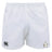 The EMB Canterbury Five Star Rugby Player's Drill Short features an elastic waistband, iconic left-leg logo, and a penguin-and-stars emblem—ideal sustainable athletic shorts for training or everyday wear.