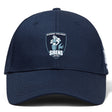 The EMB Canterbury Eckerd College Flexfit Drill Cap features an embroidered Sirens Rugby logo with a stylized siren holding a rugby ball on the front.