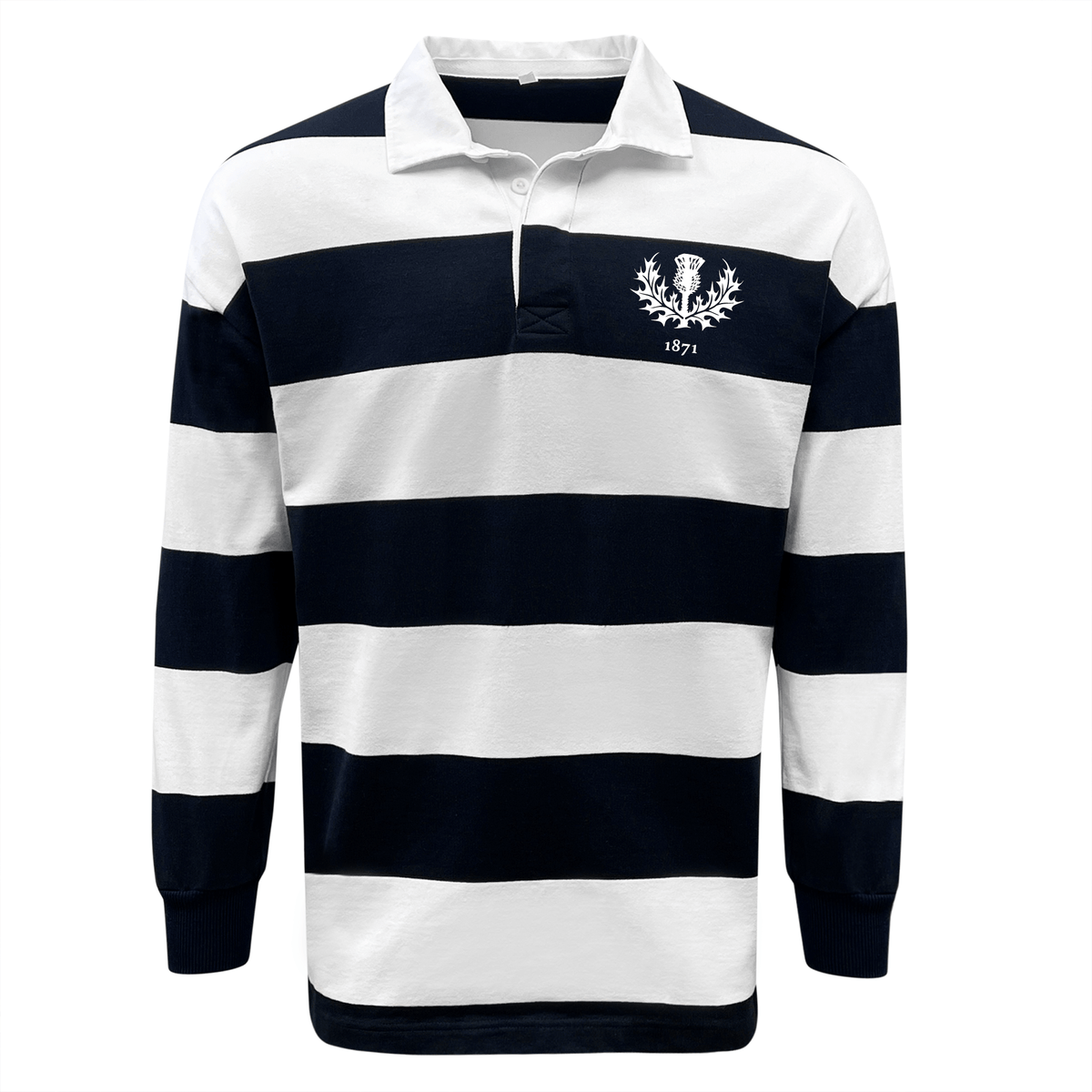 Scotland Vintage Hooped Classic Rugby Jersey / World Rugby Shop