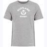 A grey Nations of Rugby Scotland Rugby Electrify Training Tee shirt with white text, from the brand WRS Augusta.