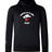 Introducing the Ventura Outlaws Rugby Club Lightweight Hoodie by Canterbury, brought to you by WRS Canterbury. This black hoodie features the text "Ventura Outlaws Rugby" and a striking image of a masked cowboy with a hat in white and red emblazoned on the chest. Designed for comfort, it also includes a handy kangaroo pocket.