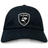 A black The Sharks Crest Cotton Twill Dad Cap with an embroidered EMB Alpha Broder logo on it.