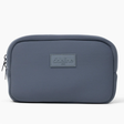 The Original Side Line Bag by SLB is a rectangular, gray waterproof neoprene pouch with a front "SLB" logo patch and zip closure, ideal for female athletes. Shown against a plain white background.