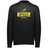 Black athletic fleece sweatshirt with WRS Augusta's Nations of Rugby South Africa Brush Stroke Crewneck Sweatshirt 24 logo.