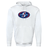 Stormers 60/40 Pullover Hoodie by WRS Augusta, a white fleece hooded sweatshirt adorned with a striking blue and red "Stormers" logo on the chest, pays tribute to the renowned South Africa Stormers rugby team.