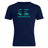 Navy blue Canterbury CCC Tartan Club Plain T-Shirt by WRS Canterbury, featuring a large "CCC" logo and "Canterbury" in teal on the front, celebrating rugby pride.