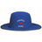 The EMB Augusta Nations of Rugby France Rugby Legend Boonie Cap is a blue wide-brim hat with "FRANCE RUGBY" text and a red rooster emblem—ideal for any rugby supporter.