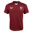 The Women's USA Rugby Pro Training Jersey by Castore is a burgundy jersey with moisture-wicking fabric, featuring the iconic Castore logo on the left and an eagle emblem with "USA Rugby" on the right.
