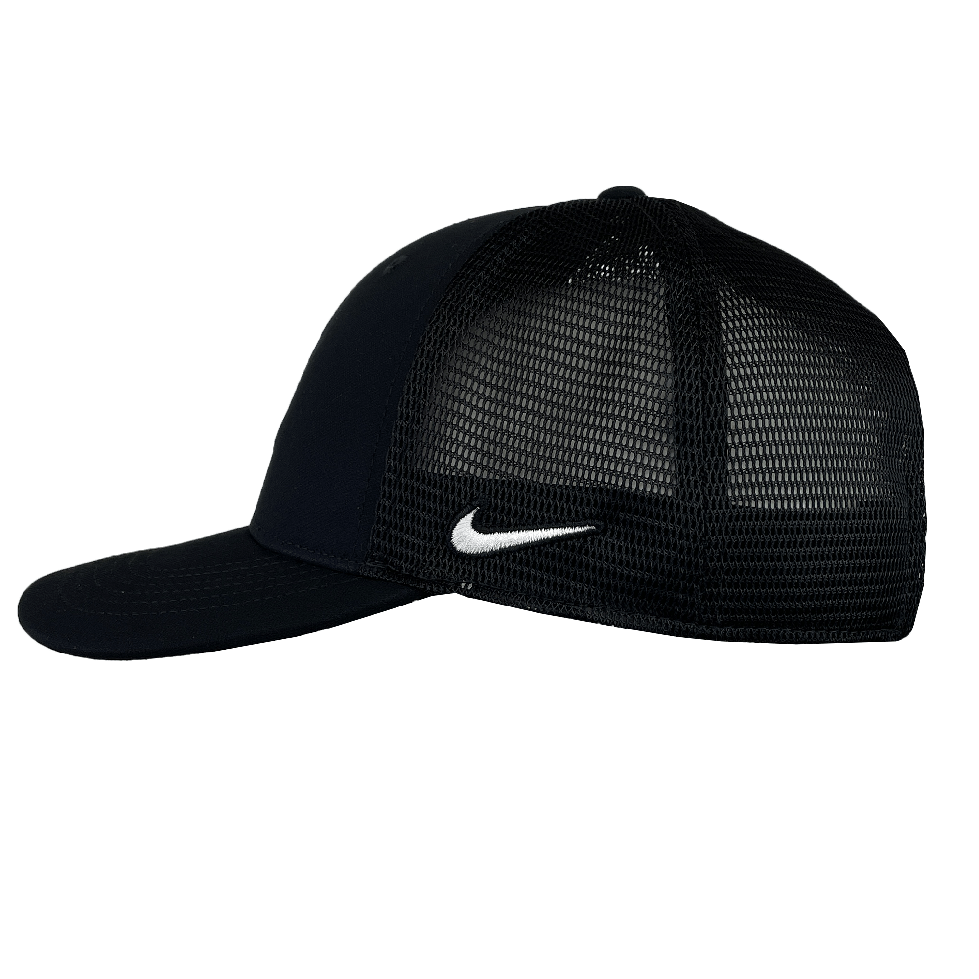 nike trucker cap black