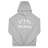 The Stade Toulousain 25/26 Premium Pullover Hoodie by Nike is a light gray hoodie with "STADE TOULOUSAIN" in white on the front and a drawstring hood for comfort.