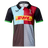 The Harlequins Replica Home Jersey 22/23 by Castore features black, red, blue, and brown panels with the DHL sponsor logo, Harlequins badge, and Castore branding for an iconic multicolored rugby style.