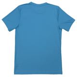 A USA Rugby Dot Printed Training Tee by Castore, shown laid flat from the back, is made of lightweight fabric with short sleeves and a crew neck—perfect for rugby training or everyday wear.