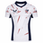 Show your pride in the USA Rugby 23/24 Pro Away Jersey by Castore, featuring navy accents, bold red streaks, USA Rugby and Castore logos on the chest, and an American flag on the right sleeve—a must-have for fans and players.