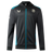 Bath 23/24 Full Zip Hoodie by Castore—black hoodie with teal accents, front zipper, hood, and two chest logos. Ideal rugby fan apparel. Shown on a plain white background.