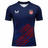The USA Rugby 24/25 7s Olympic Pro Home Jersey by Castore features navy blue with red diagonal stripes, a "USA" chest badge, and a white Castore logo—styled like official USA Rugby 7s or Olympic Pro jerseys.
