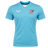 The USA Rugby 24/25 Pro Training Jersey by Castore is a light blue short-sleeve top with the USA Rugby and Castore logos on the chest.