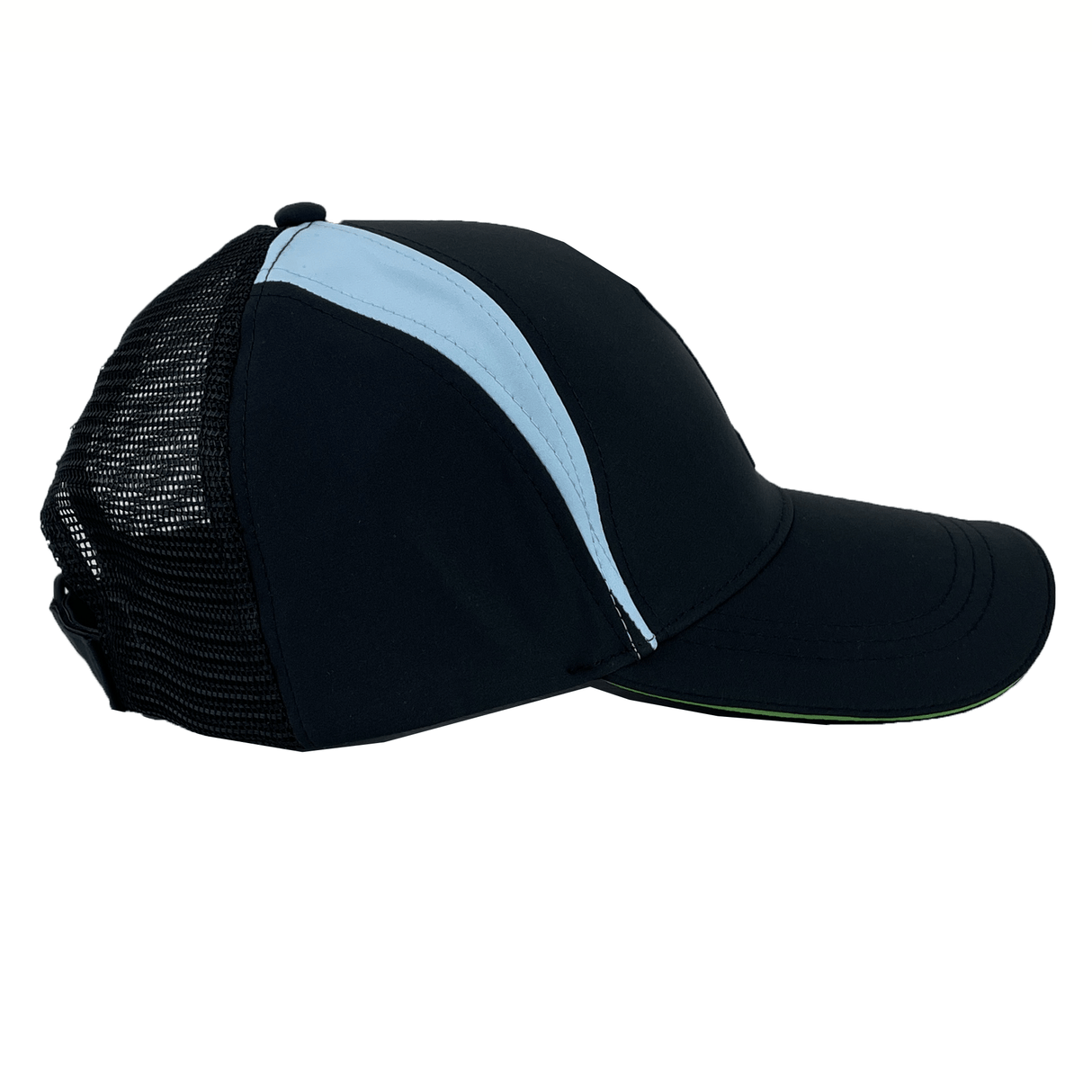 Introducing the Harlequins Club Cap 24/25 by Castore, it boasts a stylish design with a mesh back and light blue and white stripes on the side, finished off with an adjustable Velcro strap for the ideal fit.