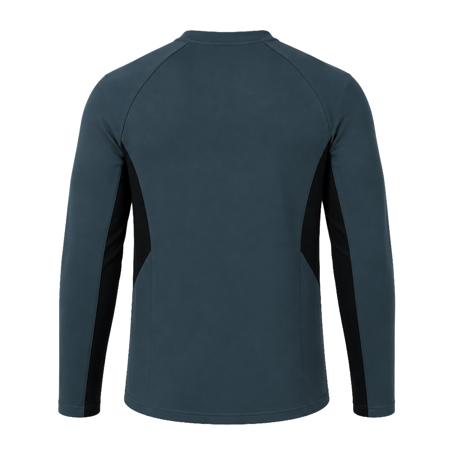 The Bath 24/25 Pro Players Long Sleeve Tee by Castore is shown from the back in dark teal with black panels, inspired by Castore’s Pro Players shirt—perfect for performance-driven training sessions.
