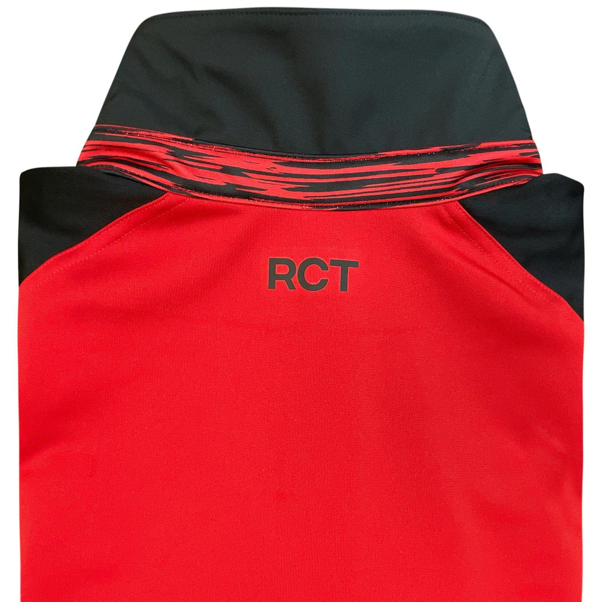 The back of an RC Toulon Home Rugby Jersey 23/24 by Nike jacket with the word rct on it.
