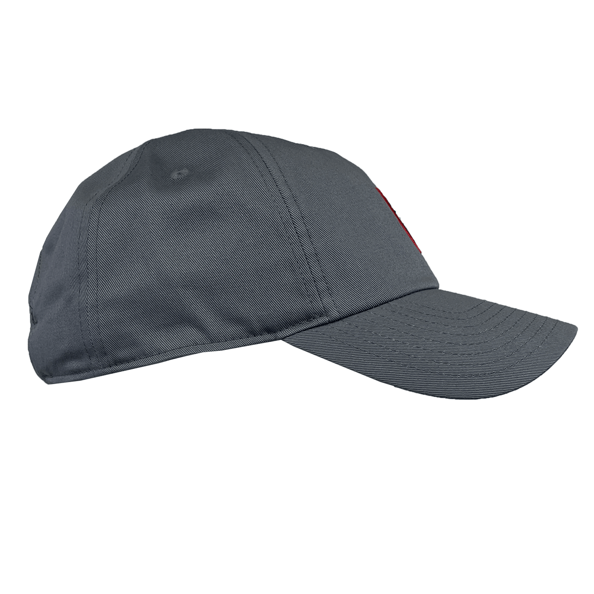 A gray RC Toulon Heritage 86 Cap by Nike with subtle stitching details is shown in profile view against a white background.