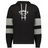 The WRS Augusta Nations of Rugby Tonga Jackson Way Hoodie is a black rugby hoodie with gray sleeve stripes, white drawstrings, and a bold “Tonga Rugby” logo plus a striking panther graphic on the chest.