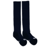 A pair of USA Rugby 22/23 Home Socks by Castore in black, laid flat on a white background.
