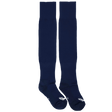A pair of long, navy blue USA Rugby 23/24 Training Socks by Castore with white logos near the toes, displayed side by side on a plain white background. These Castore socks offer comfort and support for intense workouts.