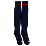 Show your Eagles pride with the USA Rugby 24/25 Home Socks by Castore—long navy blue socks featuring a single red stripe near the top, perfect for dedicated fans.