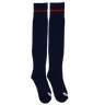 Show your Eagles pride with the USA Rugby 24/25 Home Socks by Castore—long navy blue socks featuring a single red stripe near the top, perfect for dedicated fans.