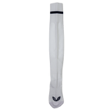 The USA Rugby 24/25 Away Sock by Castore is a single white sock with a thin dark stripe near the top and a small dark wing logo on the toe, shown against a plain background.