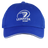 The Leinster Snap Back Cotton Twill Cap 24/25 by Castore is a blue cotton twill cap featuring the Leinster Rugby logo and white embroidered text on the front.