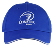 The Leinster Snap Back Cotton Twill Cap 24/25 by Castore is a blue cotton twill cap featuring the Leinster Rugby logo and white embroidered text on the front.