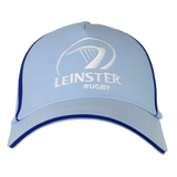 The Leinster Club Cap 24/25 by Castore features a light blue design with the team logo and white text embroidered on the front—a must-have for any rugby fan's collection.