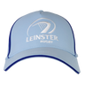 The Leinster Club Cap 24/25 by Castore features a light blue design with the team logo and white text embroidered on the front—a must-have for any rugby fan's collection.